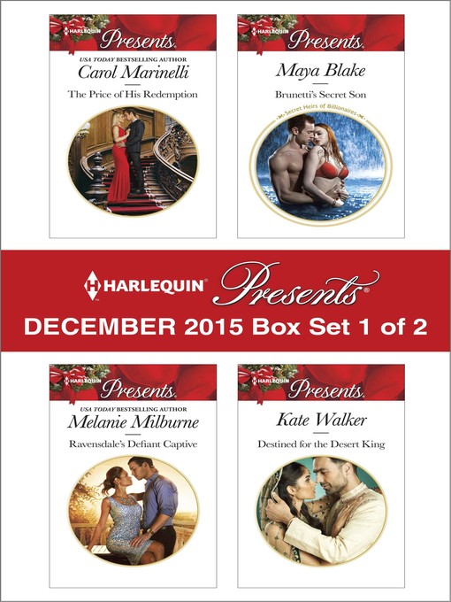 Title details for Harlequin Presents December 2015, Box Set 1 of 2 by Carol Marinelli - Available